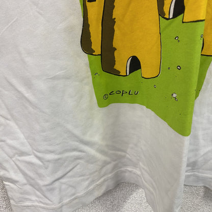 ER-RA　Coplu　コプル　半袖プリントTシャツ　白　ホワイト　XLサイズ