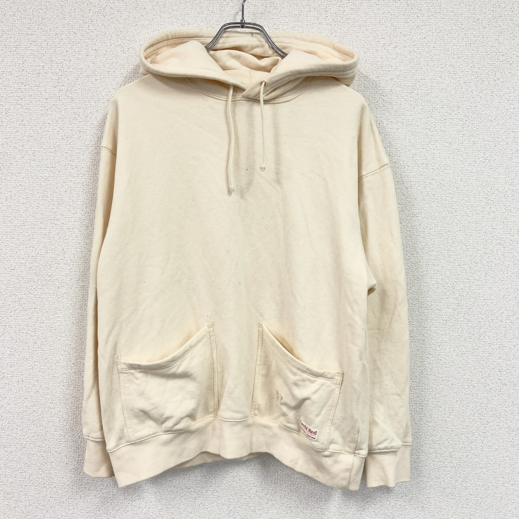 Levi's Red　リーバイスレッド　スウェットパーカー/フーディー　セパポケ　ライトイエロー　ベージュ　Mサイズ