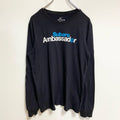 古着 used　NIKE ナイキ　長袖Tシャツ　プリントロングTシャツ　クルーネック　SUBARU スバル　黒　ブラック　Mサイズ