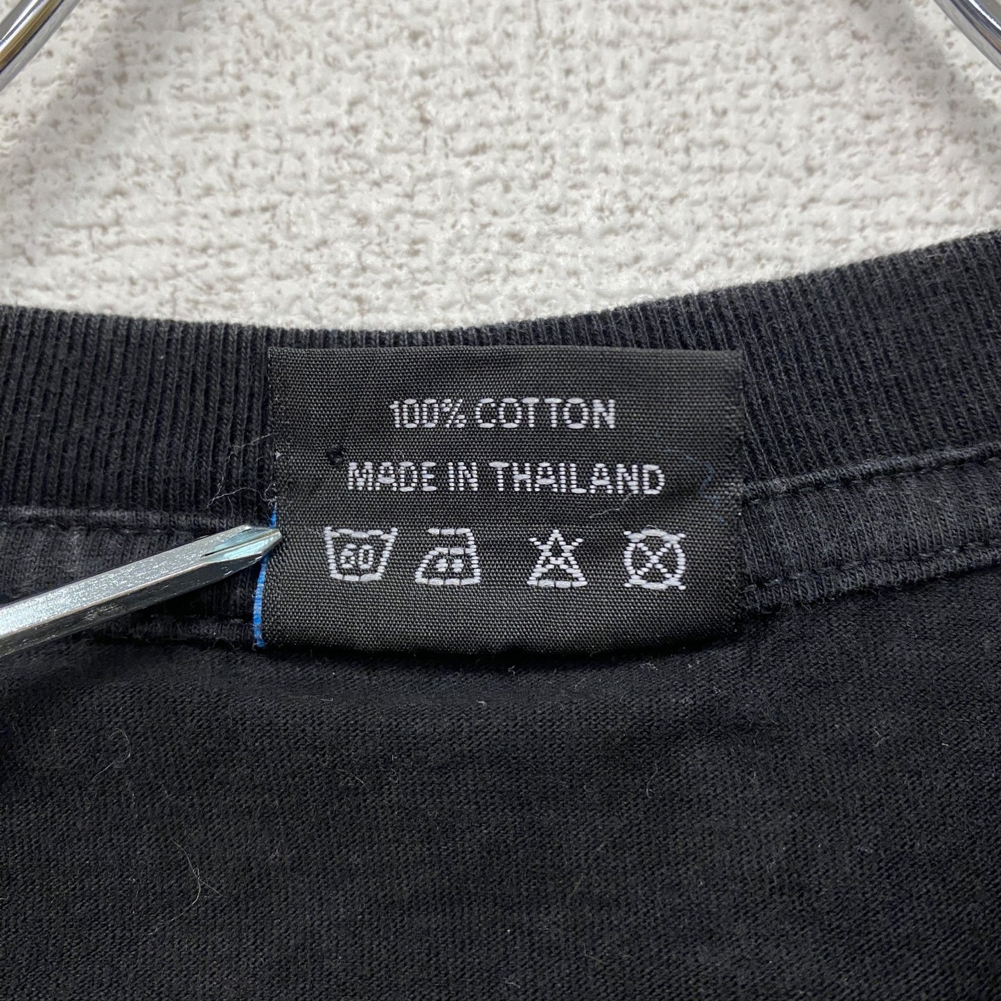 Doc Black　半袖Tシャツ　ドクロ　スカル　両面プリント　黒　ブラック　Lサイズ