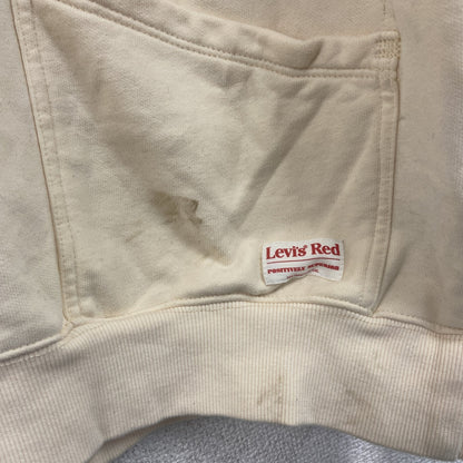 Levi's Red　リーバイスレッド　スウェットパーカー/フーディー　セパポケ　ライトイエロー　ベージュ　Mサイズ