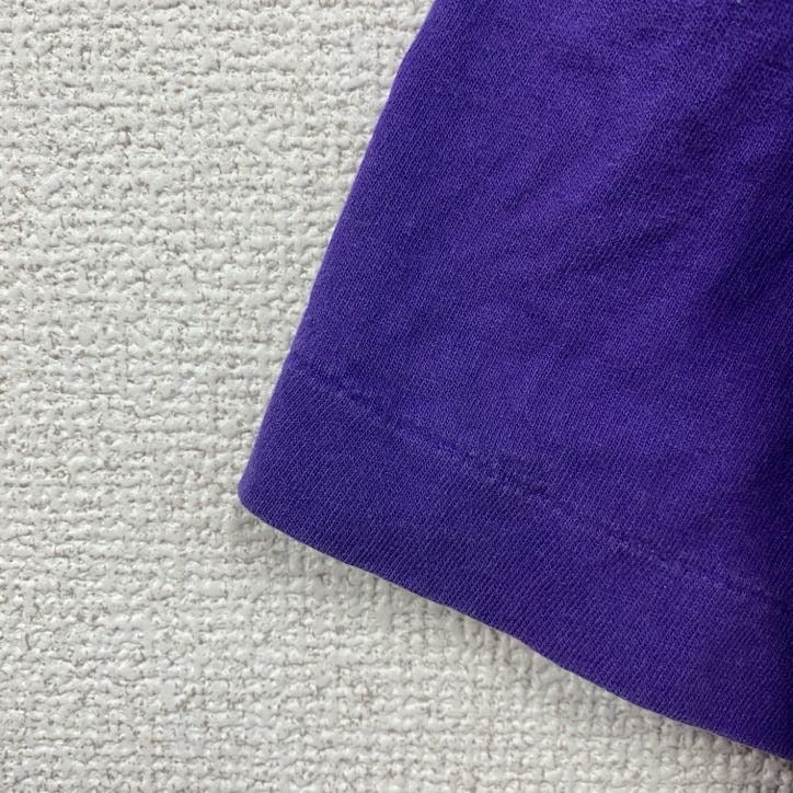 ～90s　LOGO7　ロッキーズ　半袖プリントTシャツ　ヴィンテージ　シングルステッチ　紫　パープル　Mサイズ