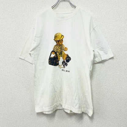 ～00s　Deal Fnt　半袖Tシャツ　DEAL BEAR　テディベア　ヴィンテージ　白　ホワイト　Lサイズ