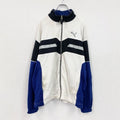 PUMA　プーマ　フルジップトラックジャケット　白　ホワイト　