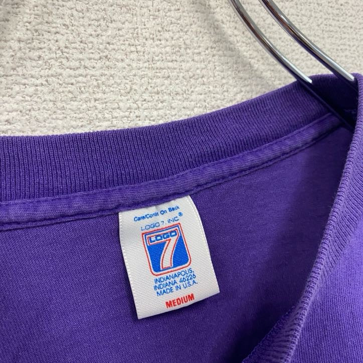 ～90s　LOGO7　ロッキーズ　半袖プリントTシャツ　ヴィンテージ　シングルステッチ　紫　パープル　Mサイズ
