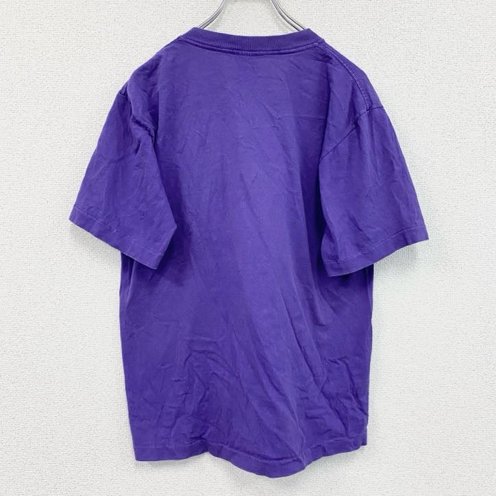 ～90s　LOGO7　ロッキーズ　半袖プリントTシャツ　ヴィンテージ　シングルステッチ　紫　パープル　Mサイズ