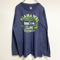 古着 used　NFL　長袖プリントロングTシャツ　エヌエフエル　クルーネック　フットボール　スポーツ　Lサイズ