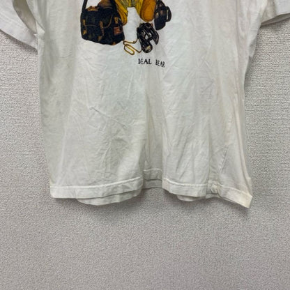 ～00s　Deal Fnt　半袖Tシャツ　DEAL BEAR　テディベア　ヴィンテージ　白　ホワイト　Lサイズ