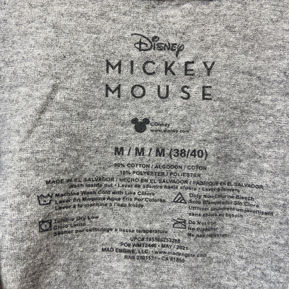 古着 used　Disney　ディズニー　半袖プリントＴシャツ　グレー　Mickey　ミッキー　キャラクター
