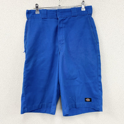 Dickies　ディッキーズ　ハーフワークパンツ/ショートパンツ　ワンポイント　青　ブルー　30サイズ