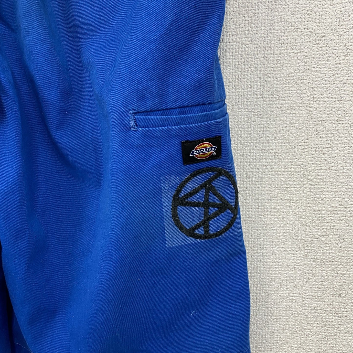 Dickies　ディッキーズ　ハーフワークパンツ/ショートパンツ　ワンポイント　青　ブルー　30サイズ