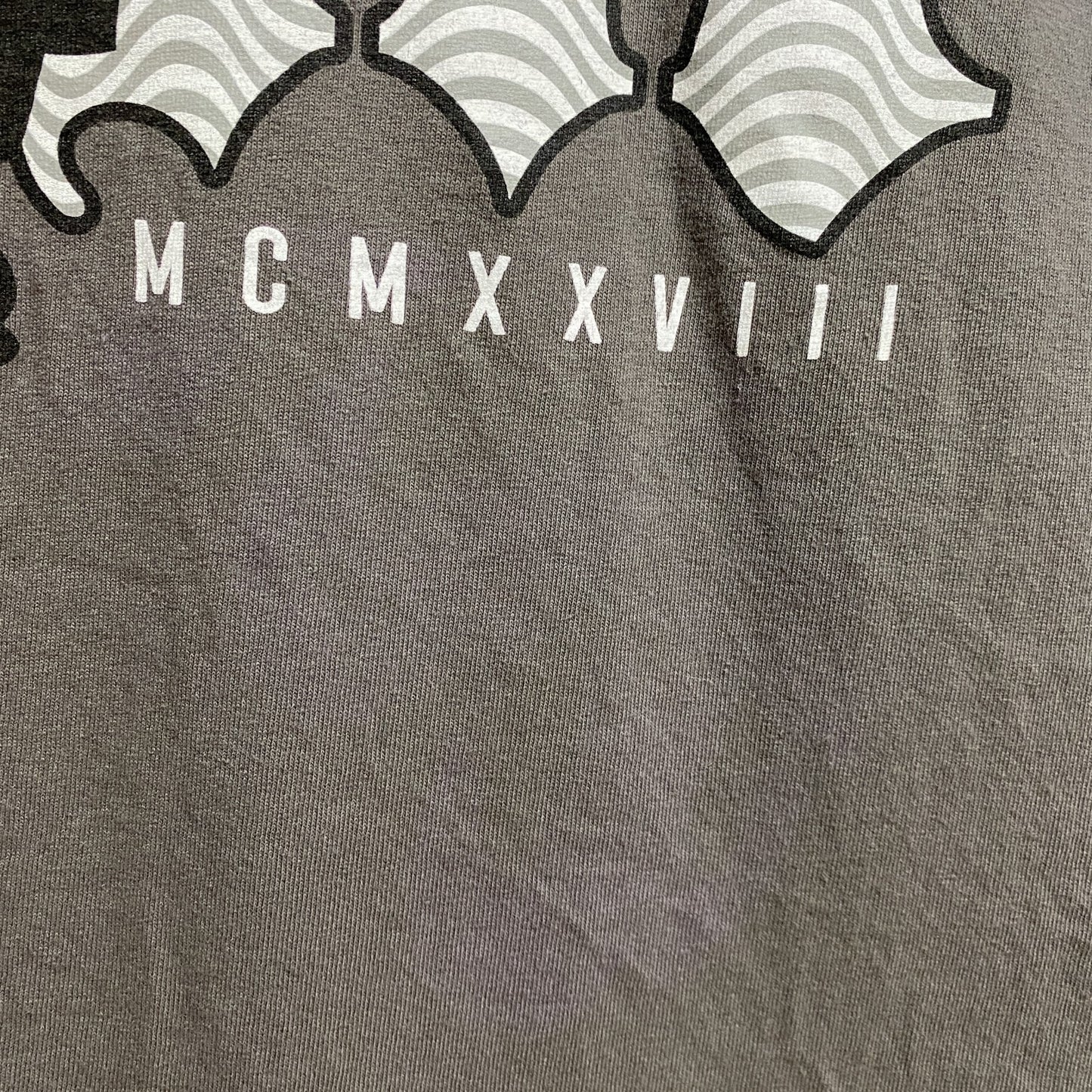 古着 used　Disney　ディズニー　NEFF　ネフ　半袖プリントＴシャツ　グレー　Mickey　ミッキー　メンズ　レディース