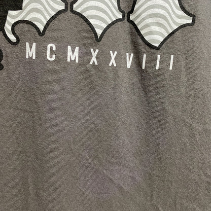 古着 used　Disney　ディズニー　NEFF　ネフ　半袖プリントＴシャツ　グレー　Mickey　ミッキー　メンズ　レディース