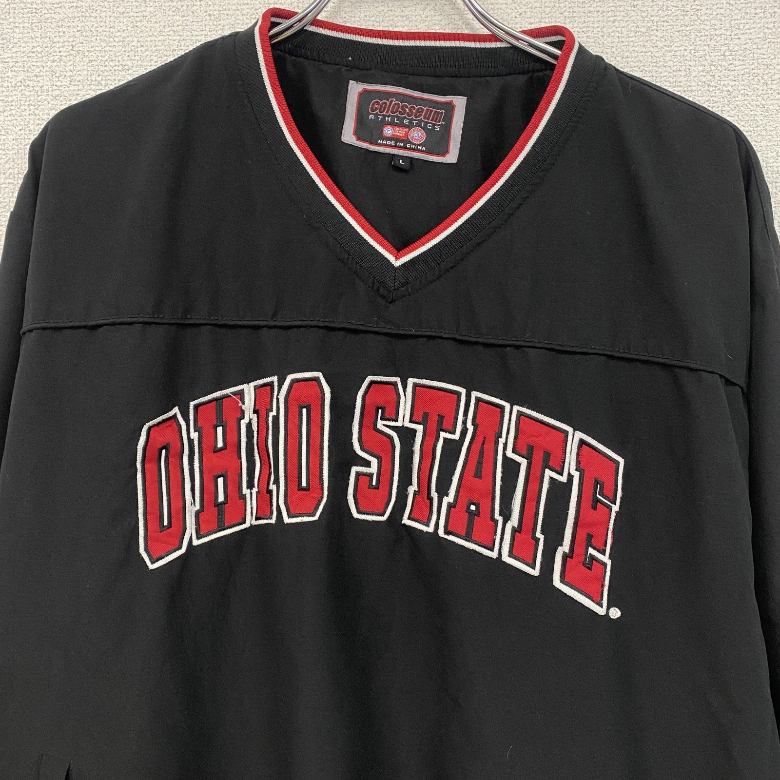 COLOSSEUM ATHLETICS　プルオーバージャケット　OHIO STATE　黒　ブラック　Lサイズ