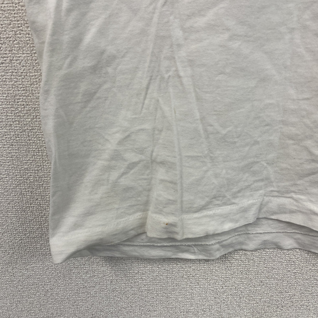 90s　FRUIT OF THE LOOM　フルーツオブザルーム　半袖Tシャツ　シングルステッチ　白　ホワイト　Mサイズ