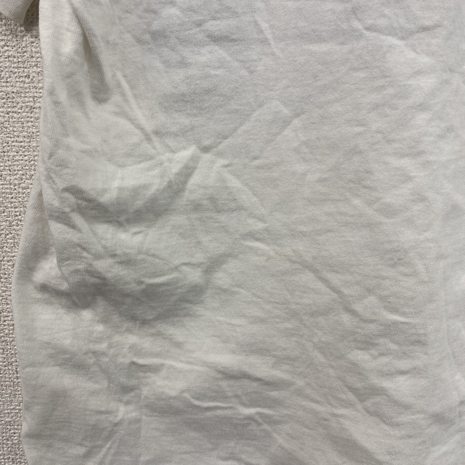 90s　FRUIT OF THE LOOM　フルーツオブザルーム　半袖Tシャツ　シングルステッチ　白　ホワイト　Mサイズ