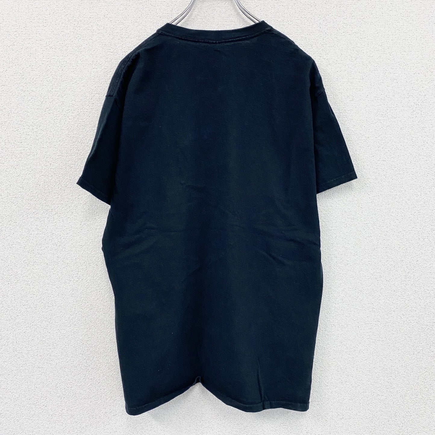 GILDAN　ギルダン　HIGH MINDS UK　半袖プリントTシャツ　紺　ネイビー　Lサイズ
