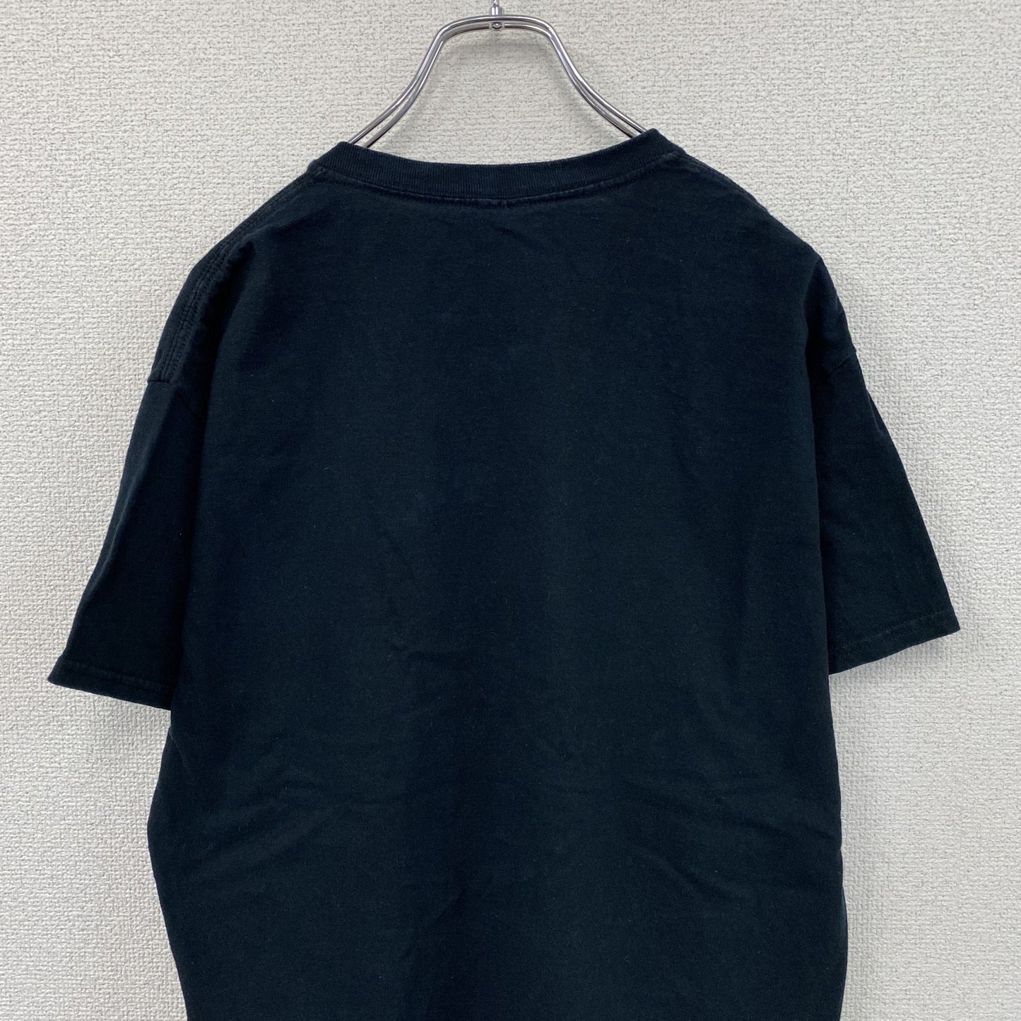 GILDAN　ギルダン　HIGH MINDS UK　半袖プリントTシャツ　紺　ネイビー　Lサイズ