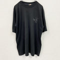 90s　半袖プリントTシャツ　シングルステッチ　ヴィンテージ　黒　ブラック　XLサイズ