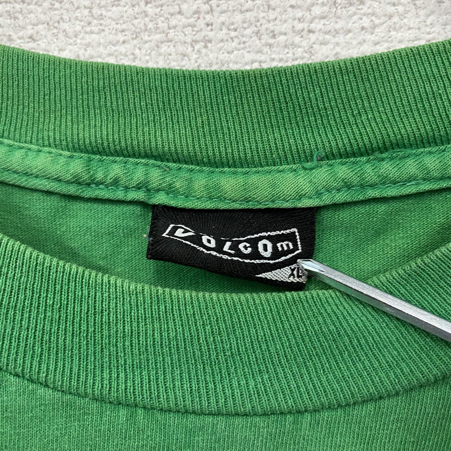 Volcom　ボルコム　半袖プリントTシャツ　緑　グリーン　XLサイズ