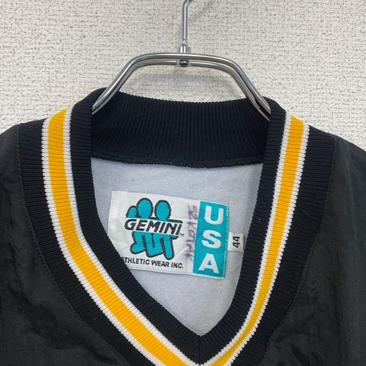 ～90s　GEMINI　プルオーバージャケット　ヴィンテージ　黒　ブラック　44サイズ