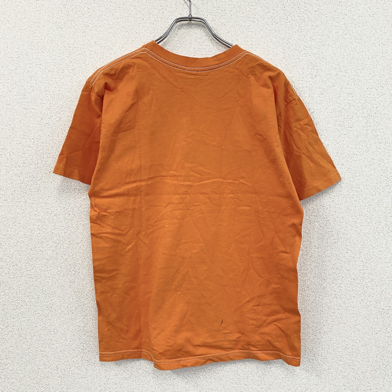 ～90s　HEAVYWEIGHTS　半袖Tシャツ　英字プリント　シングルステッチ　USA　カリフォルニア　ヴィンテージ　オレンジ　Mサイズ