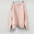Champion　チャンピオン　リバースウィーブ　スウェット/トレーナー　リメイク加工　刺繍ロゴ　ワンポイント　ピンク