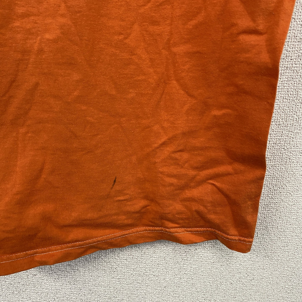 ～90s　HEAVYWEIGHTS　半袖Tシャツ　英字プリント　シングルステッチ　USA　カリフォルニア　ヴィンテージ　オレンジ　Mサイズ