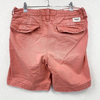 Abercrombie＆Fitch　アバクロンビー＆フィッチ　ハーフパンツ/ショートパンツ　ボタンフライ　赤　レッド　31サイズ