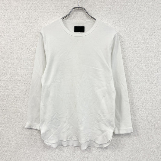 NUMBER (N)INE　ナンバーナイン　長袖Tシャツ/ロンT　ワッフル　白　ホワイト　Mサイズ