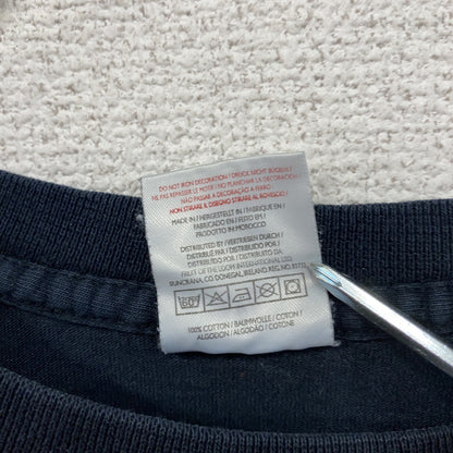 FRUIT OF THE LOOM　フルーツオブザルーム　半袖プリントTシャツ　紺　ネイビー　XLサイズ