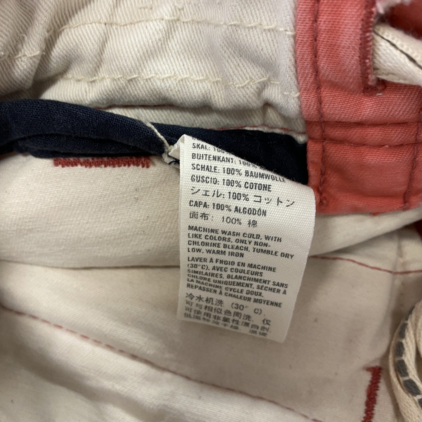 Abercrombie＆Fitch　アバクロンビー＆フィッチ　ハーフパンツ/ショートパンツ　ボタンフライ　赤　レッド　31サイズ