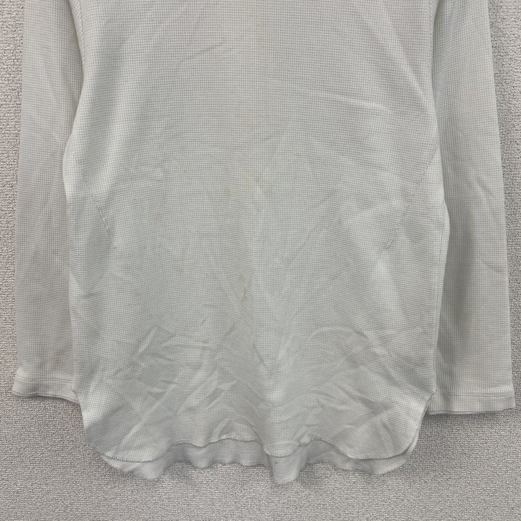 NUMBER (N)INE　ナンバーナイン　長袖Tシャツ/ロンT　ワッフル　白　ホワイト　Mサイズ