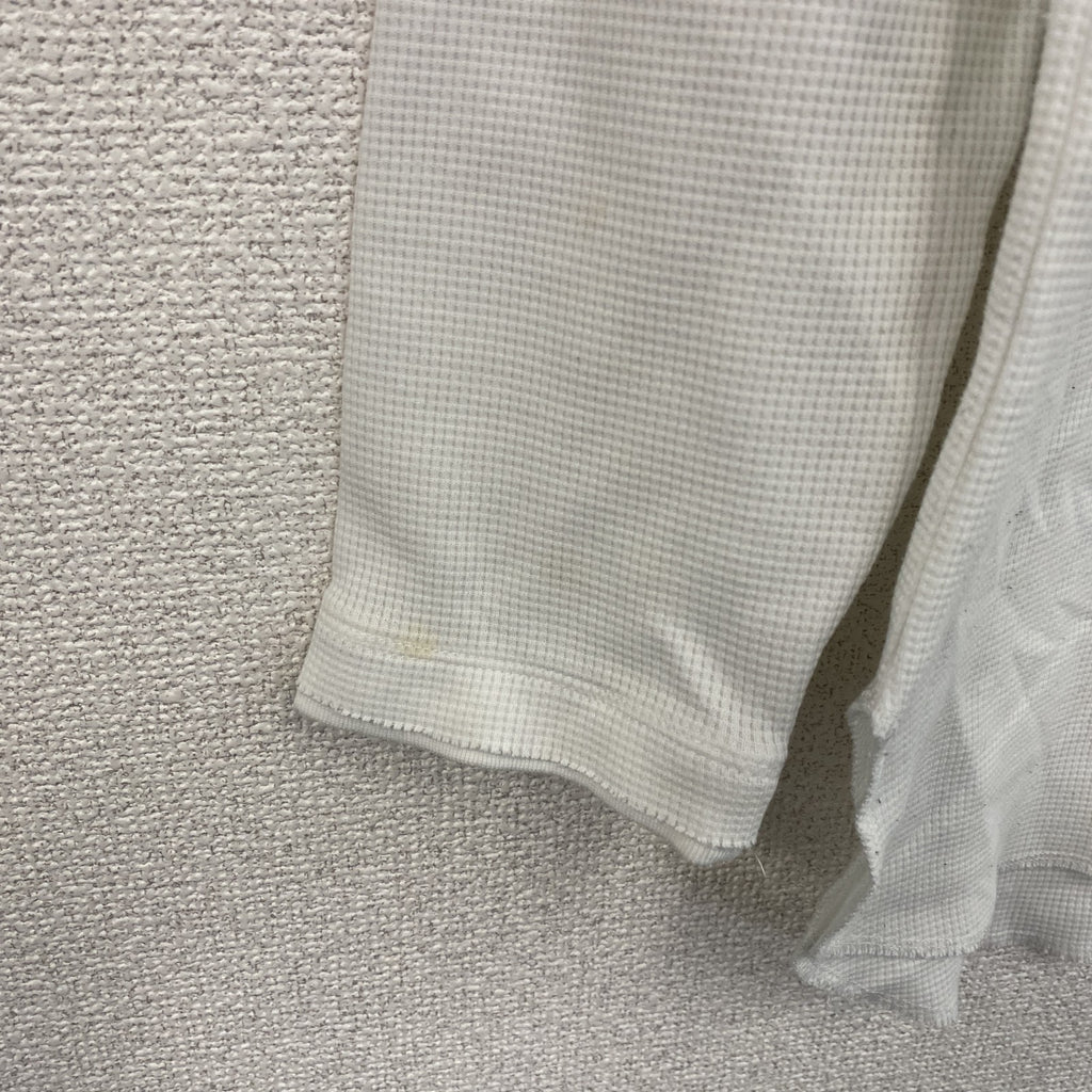 NUMBER (N)INE　ナンバーナイン　長袖Tシャツ/ロンT　ワッフル　白　ホワイト　Mサイズ