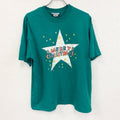 ～90s　Katies　半袖プリントTシャツ　ヴィンテージ　シングルステッチ　クリスマス　緑　グリーン　16サイズ