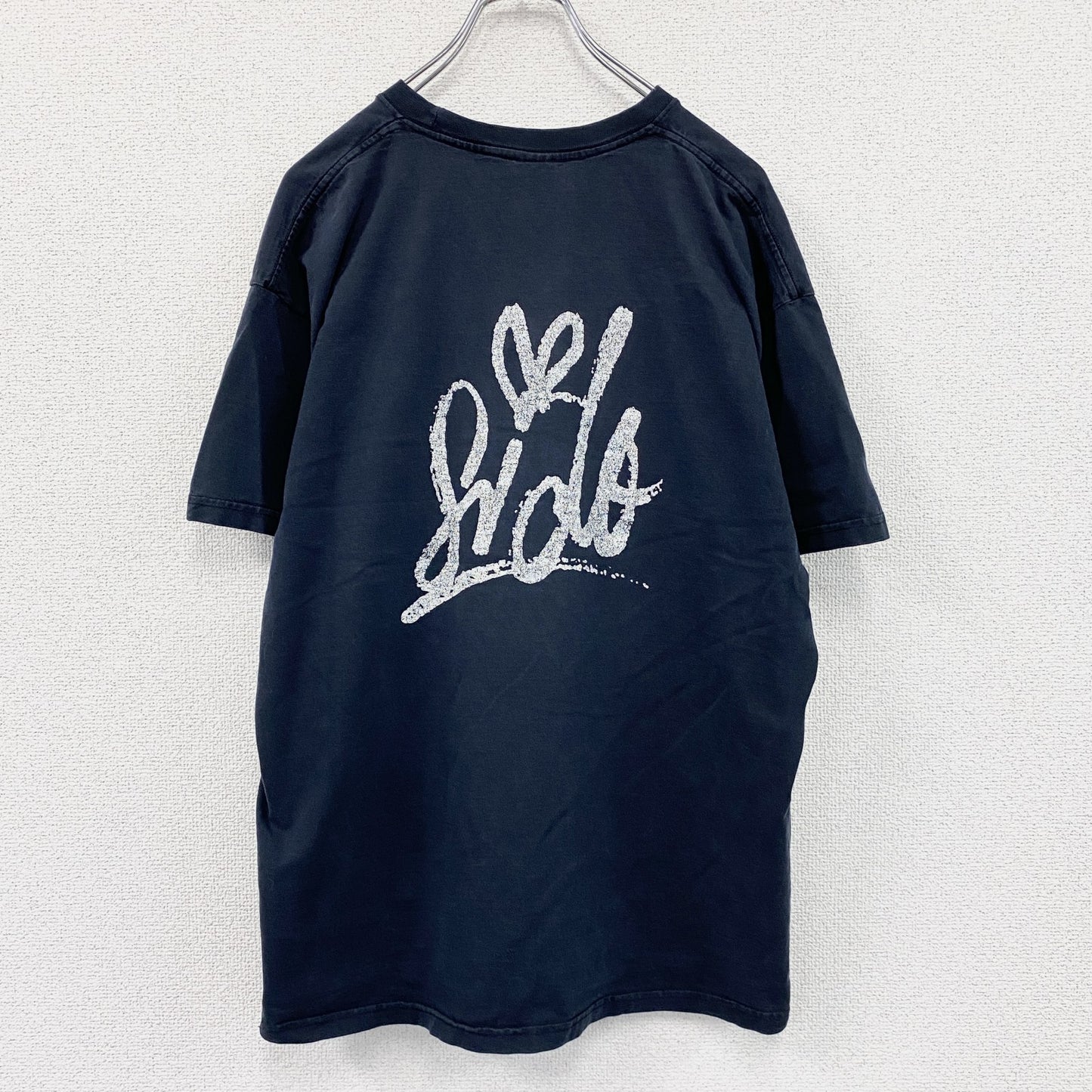 FRUIT OF THE LOOM　フルーツオブザルーム　半袖プリントTシャツ　紺　ネイビー　XLサイズ