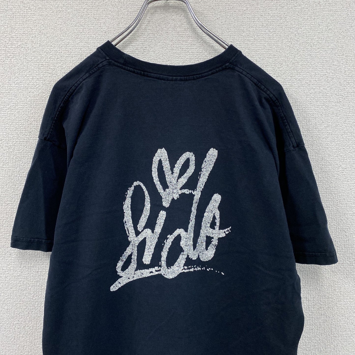 FRUIT OF THE LOOM　フルーツオブザルーム　半袖プリントTシャツ　紺　ネイビー　XLサイズ