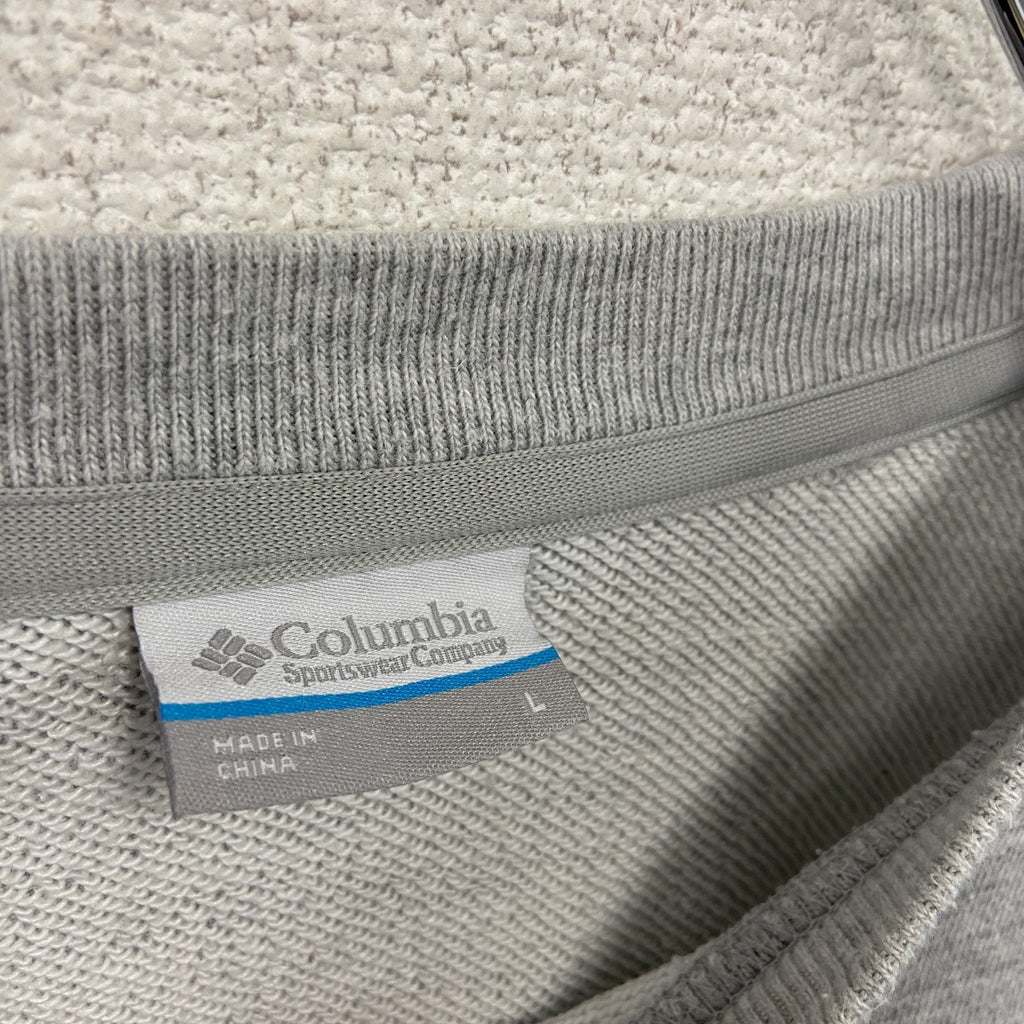 Columbia　コロンビア　スウェット/トレーナー　ワンポイント　灰色　霜降りグレー　Lサイズ