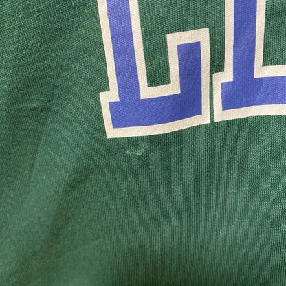 古着 used LEVI'Sリーバイス 長袖ロゴプリントプルオーバーパーカー フーディー レトロデザイン グリーン Sサイズ