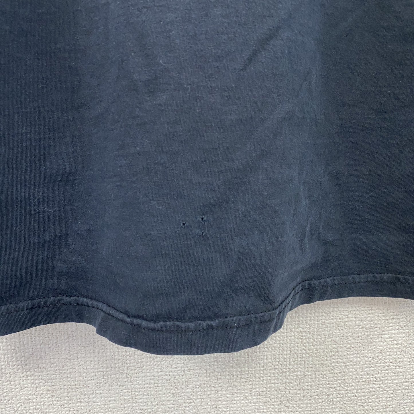 FRUIT OF THE LOOM　フルーツオブザルーム　半袖プリントTシャツ　紺　ネイビー　XLサイズ