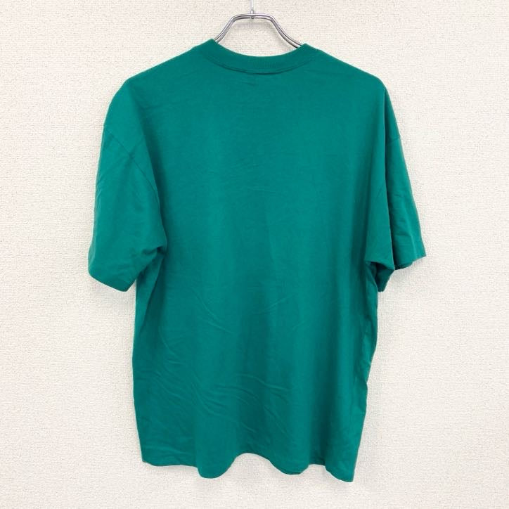 ～90s　Katies　半袖プリントTシャツ　ヴィンテージ　シングルステッチ　クリスマス　緑　グリーン　16サイズ