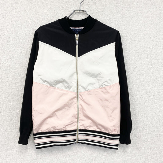 Tommy Hilfiger　トミーヒルフィガー　フルジップナイロンジャケット　黒　ブラック　Lサイズ