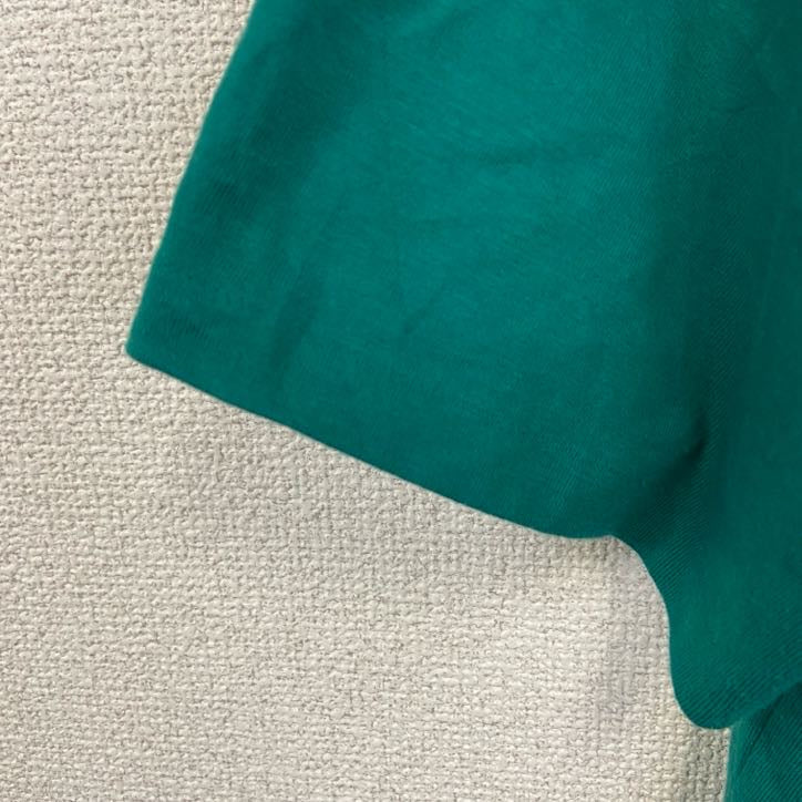 ～90s　Katies　半袖プリントTシャツ　ヴィンテージ　シングルステッチ　クリスマス　緑　グリーン　16サイズ