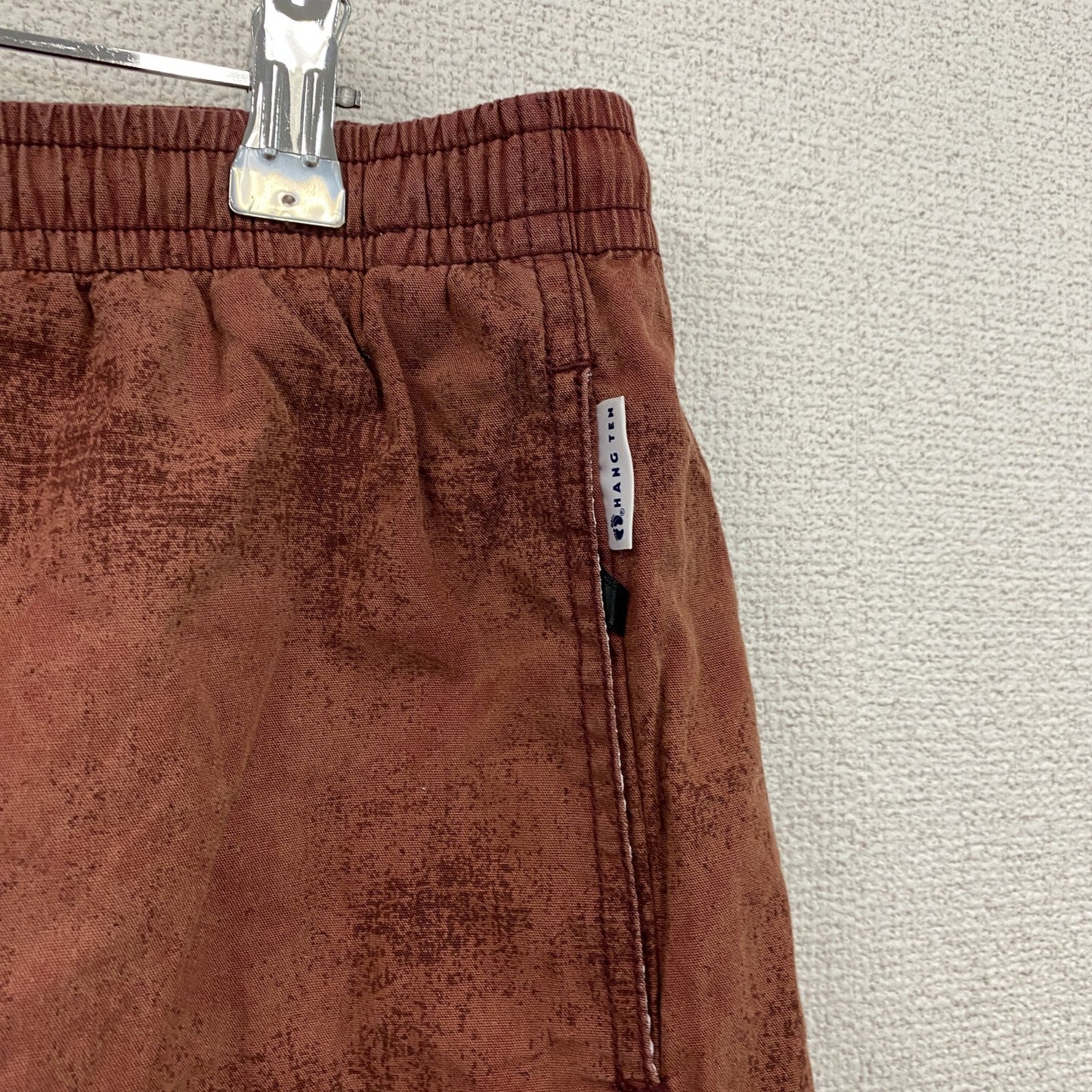 HANG TEN　ハンテン　ハーフパンツ/ボードショートパンツ　赤　レッド　3Lサイズ　古着