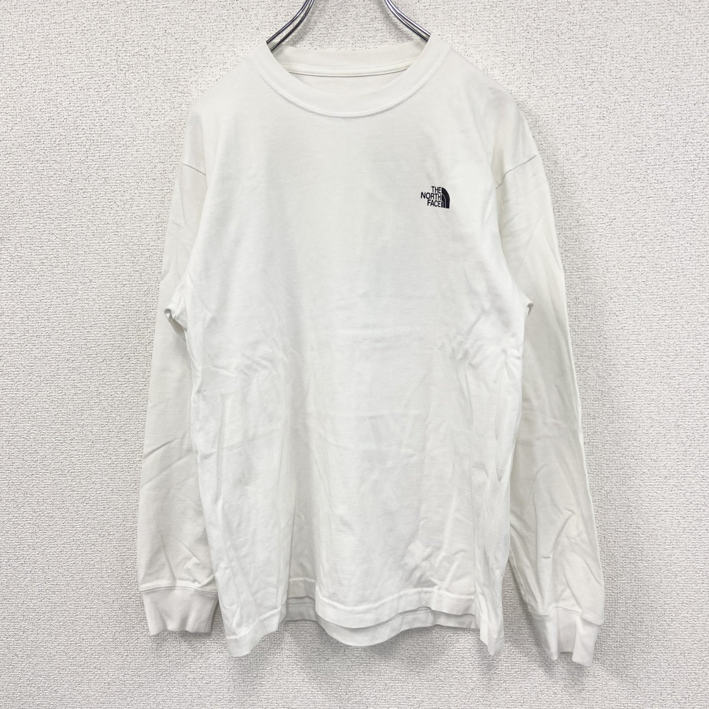 THE NORTH FACE　ザ・ノースフェイス　長袖Tシャツ/ロンT　白　ホワイト　Mサイズ