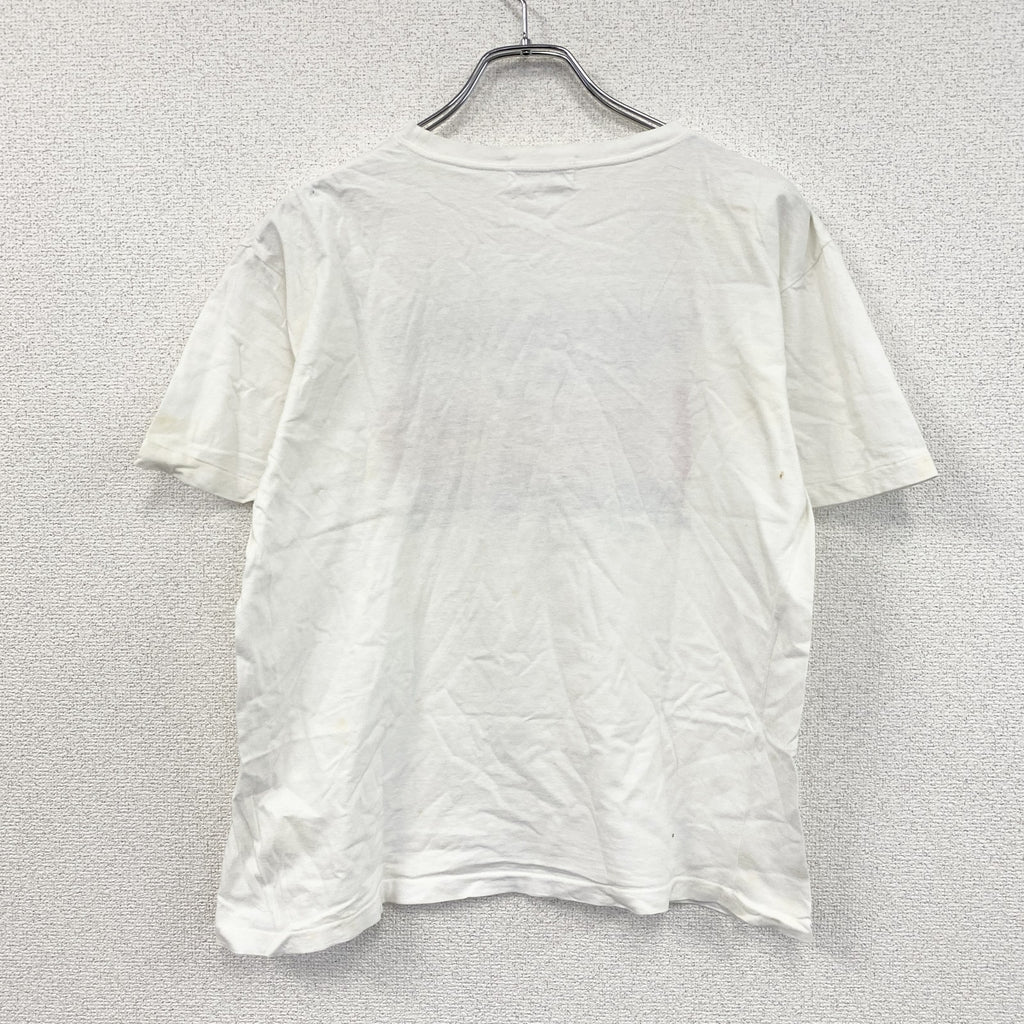 80s　PACCINO　パッチーノ　半袖プリントTシャツ　シングルステッチ　ヴィンテージ　白　ホワイト　