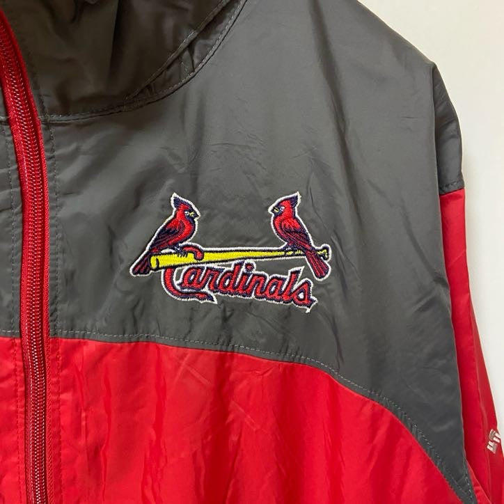 古着 used　Columbia　コロンビア　長袖ナイロンジャケット　MLB　カージナルス　ジップアップジャケット　Mサイズ