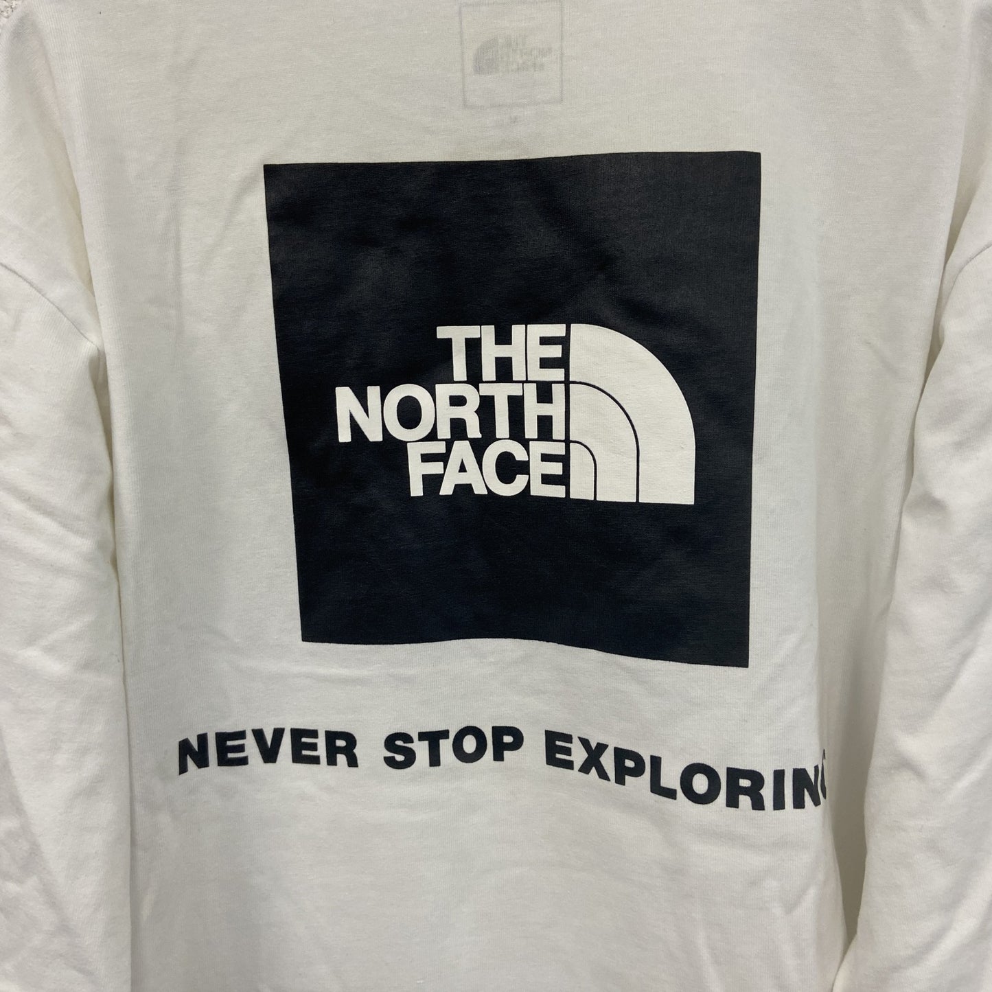 THE NORTH FACE　ザ・ノースフェイス　長袖Tシャツ/ロンT　白　ホワイト　Mサイズ