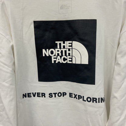 THE NORTH FACE　ザ・ノースフェイス　長袖Tシャツ/ロンT　白　ホワイト　Mサイズ