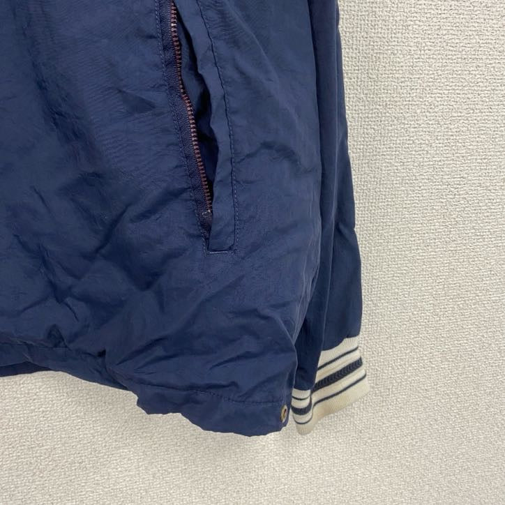 90s　Champion　チャンピオン　プルオーバーナイロンジャケット　ヴィンテージ　紺　ネイビー　Mサイズ